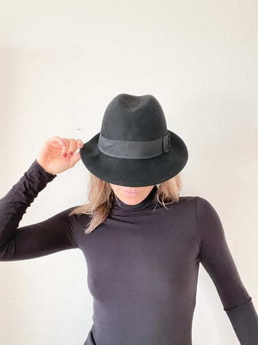 Crew black wool fedora - j.crew, one