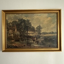 Vintage large Fiehl Art