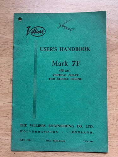 Villiers mark 98cc vertical - villiers,