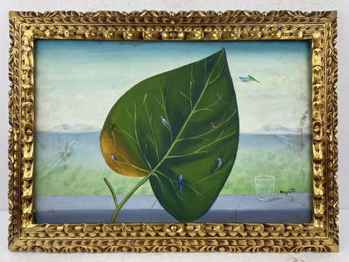 Rene magritte oil canvas - oil,