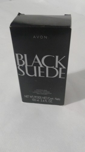 Avon black suede men cologne - suede,