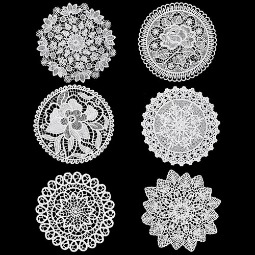 Pcs lace crochet doilies - crochet, doilies,