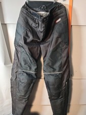 Frank Thomas Aqua Pore Motorcycle Trousers Black Size UK XXXL Waterproof Lined