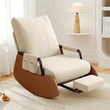 Upholstered rocking recliner - rocking,