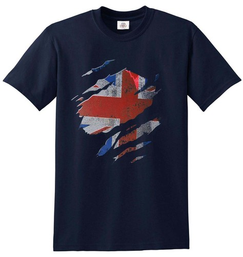 Ripped union jack flag - ripped,