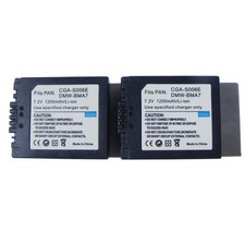 2PCS CGA_S006/DMW-BMA7 battery