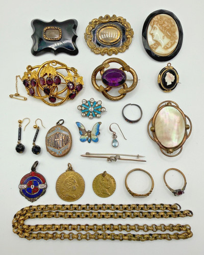 Antique vintage jewellery job - antique,