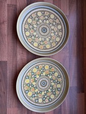 Vintage Ceramic Dinner Plates Reflections Franciscan England Set of 2 Ex Con