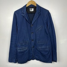 Engineered Garments Chore Jacket, Indigo Navy, Made in USA, Mens Medium