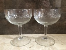 Vintage Cut Glass Champagne