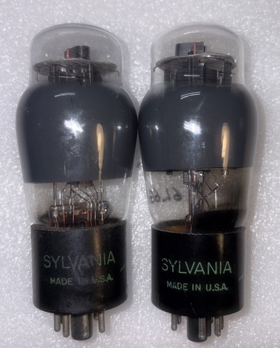 Matched pair sylvania 6l6ga - sylvania,
