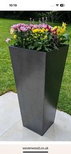 90cm Zinc Galvanised Black