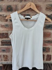 Louis Vuitton White Vest With Metal Ring Detail