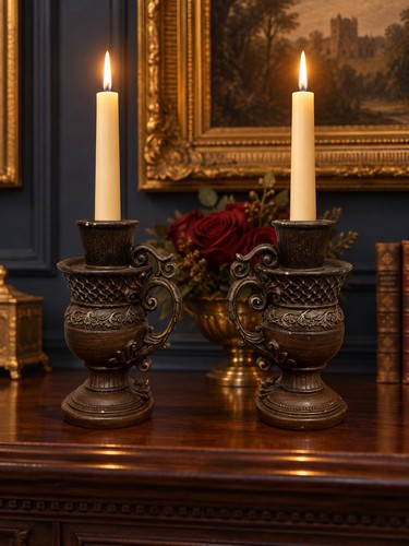 Pair vintage ornate baroque - pair,
