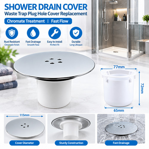 Shower drain trap cover - cover,