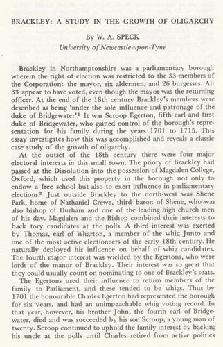 Brackley study in the - a,