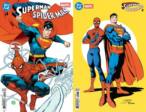Marvel superman spider man - dc/marvel:, superman/spider-man