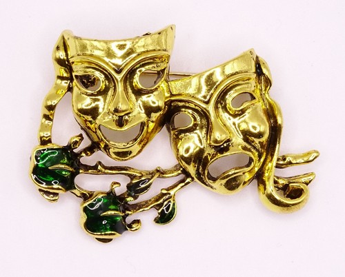 Gold opera theatre - masks, rose