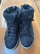 Dainese black leather motorbike summer boot UK10.5/EU45 excellent used condition