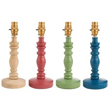 Painted wooden spindle - spindle, table