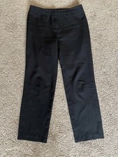 Ladies Size 10 Black Smart Trousers From Papaya