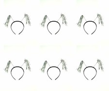Zac's Alter Ego® Pack of 6 Hanging Tinsel Head Boppers - Perfect for Christmas