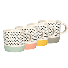 Dipped Dotty Stoneware Coffee