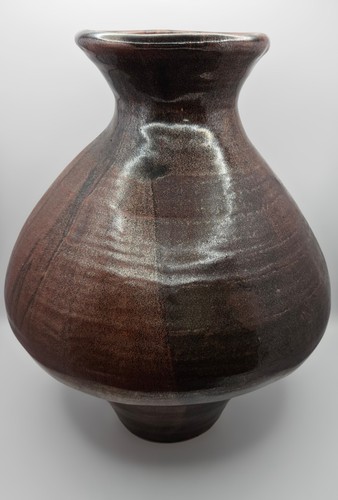Vintage studio pottery vase - vintage,