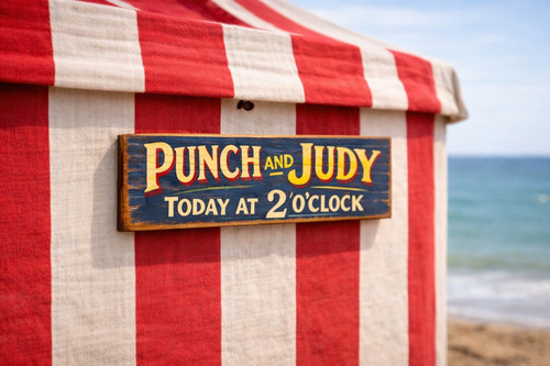 Punch and judy sign - punch,