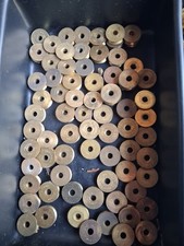 Meccano 10 x Brass Pulleys