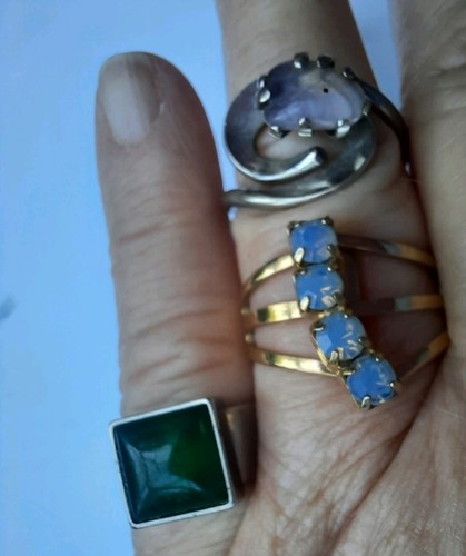 Rings vintage opaline - 3,