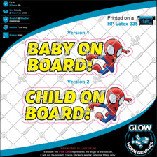 Spiderman Baby On Board Child