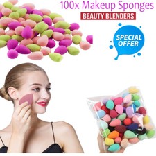Wholesale 100 Pack Beauty Makeup Sponge Foundation Blender Buffer Flawless Smoot