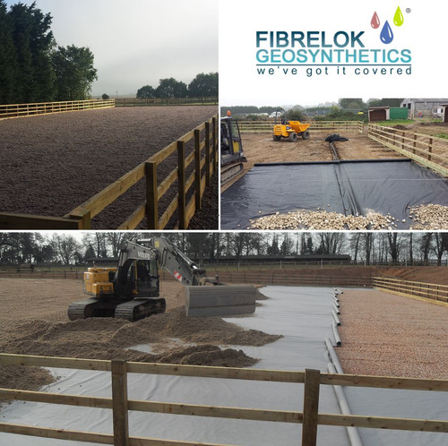 Horse arena construction - arena,