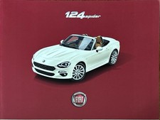 Fiat 124 Spider brochure brochure Depliant 11/2016