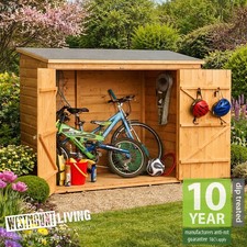 6x3 wooden bike - bike, shed