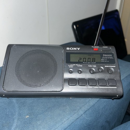 Vintage sony icf - icf-m350l, 3-band