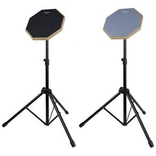 Silent Drum Pad Drum Stand Set 8In Dumb Drum Trainer Drum Practice Pad