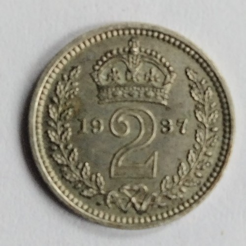 1937 george silver maundy - silver,