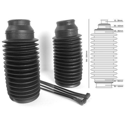 Universal steering rack - rack, gaiter