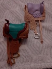 Vintage Vinyl Horse Saddles