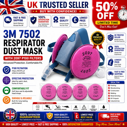 7502 spray paint dust mask - 3m, paint/dust
