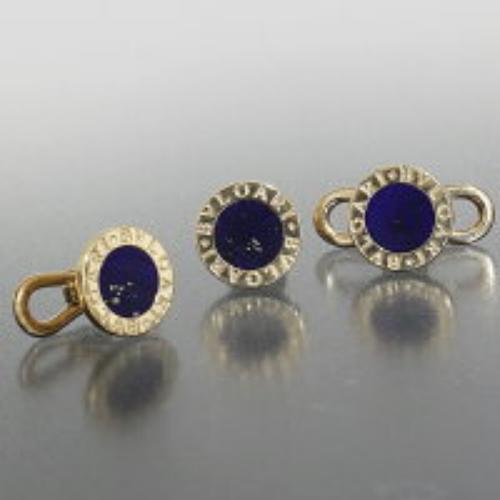 Bvlgari cufflinks lapis - bvlgari, lazuli