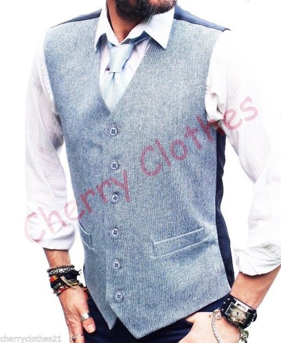 Mens wool blend tweed - wool,
