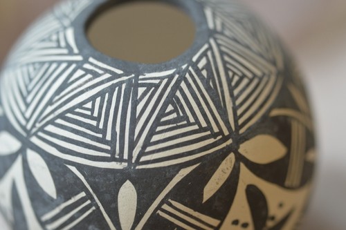 Native american pottery acoma - pottery,