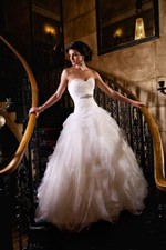 Ivory wedding dress - wedding,