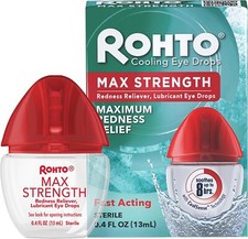 Rohto Cooling Eye redness relief drops dryness irritation & itching relief 13ml