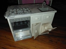 Sindy Doll kitchen island with Food and Kitchen Accessories Bundle Discontinued 