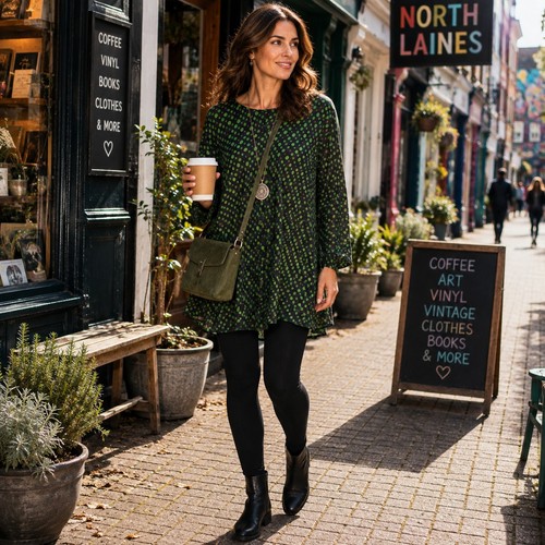Masai tunic top - masai, green