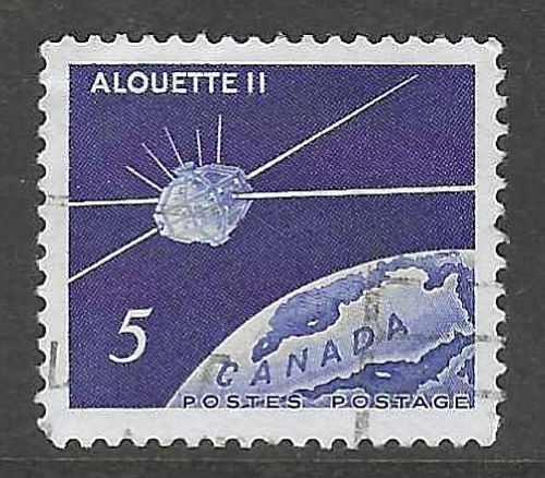Canada 1966 satellite stamp - canada,